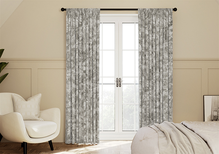 Cyrus Crushed Velvet, Shimmer - Made to Measure Curtains - Image 3